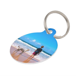 Custom Photo Pet ID Tag with Your Photos Design