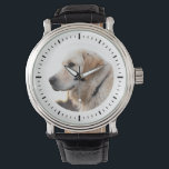 Custom Photo Pet Minimalist Modern Keepsake Watch<br><div class="desc">A wonderful memory of a beloved dog: this simple minimalist modern custom photo watch is a great gift for any pet lover. A sweet keepsake for years to come.</div>