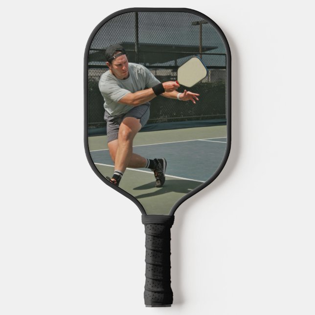 Custom Photo Pickleball Paddle with Monogram (Front)