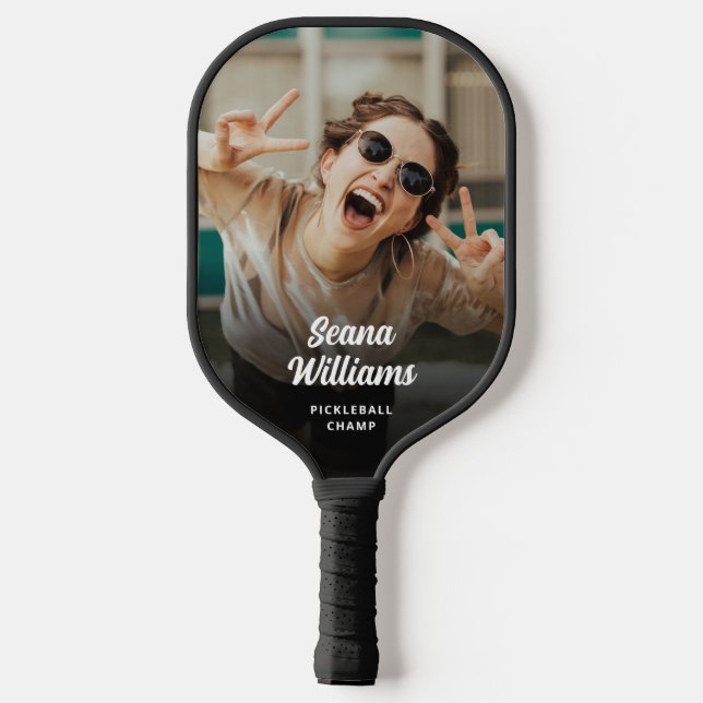 Custom Photo Pickleball Personalised Paddle (Back)