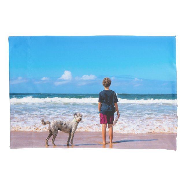 Custom Photo Pillow Case with Your Favourite Photo (Front)