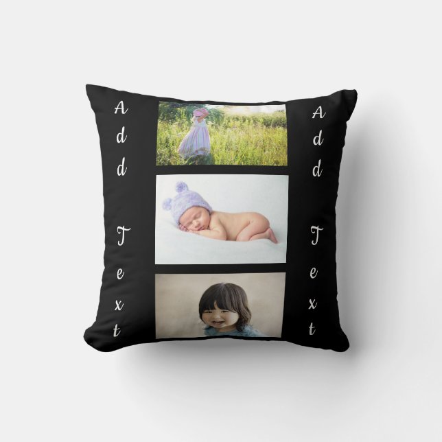 Custom Photo Pillow. Cushion (Front)
