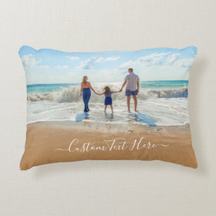 Custom Photo Pillow with Your Photos and Text