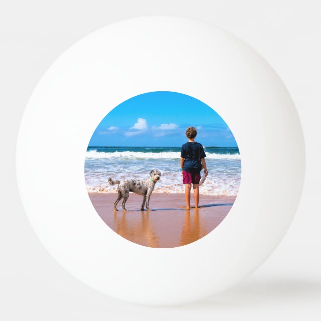 Custom Photo Ping Pong Ball Gift with Your Photos (Front)
