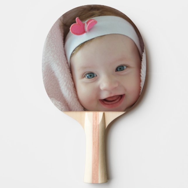 Custom Photo Ping Pong Paddle (Front)