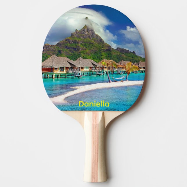 Custom Photo Ping Pong Paddle Personalised Gift (Front)