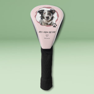 Custom Photo Pink Dog Best Mum by Par Golf Head Cover