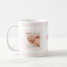 Custom Photo Pink Pattern Mother’s Day Best Mummy