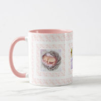 Custom Photo Pink Pattern Mother’s Day Mum Mummy