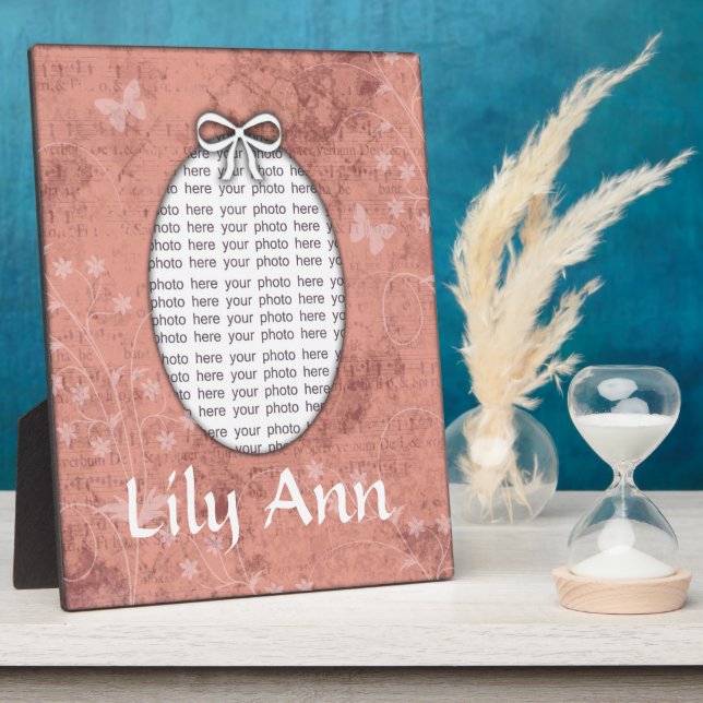 Custom Photo Plaque for Girl Personalised (Side)