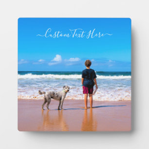 Custom Photo Plaque Gidt with Your Photos and Text