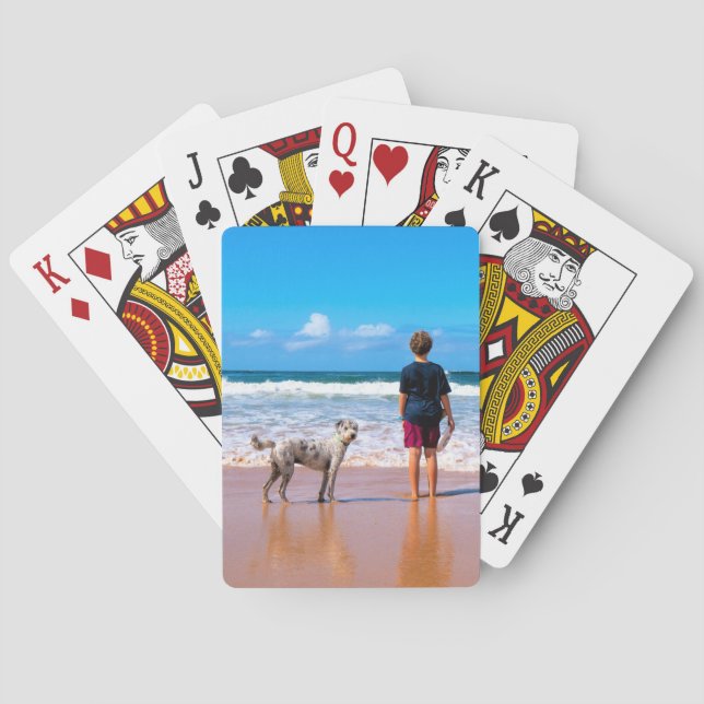 Custom Photo Playing Card with Your Photos Gift (Back)