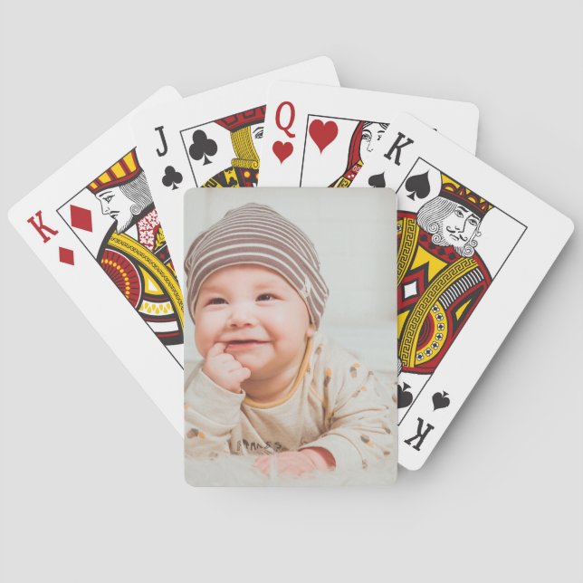 Custom Photo Playing Cards (Back)