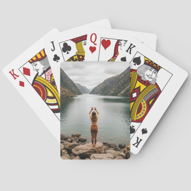 Custom Photo Playing Cards (Back)
