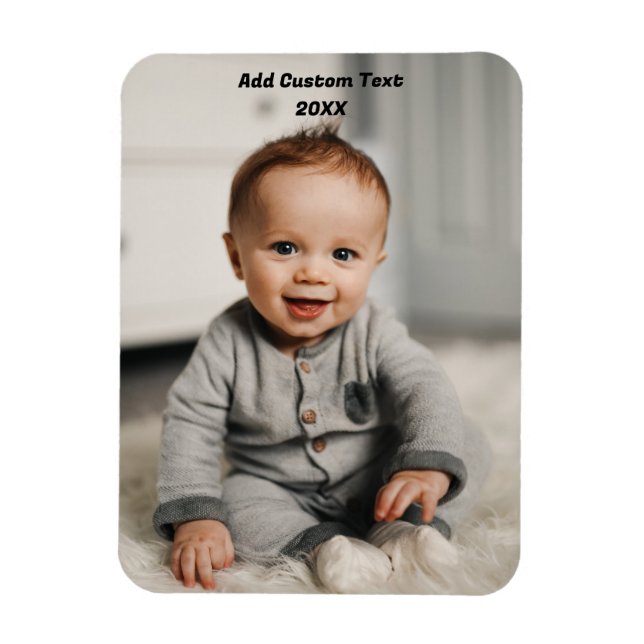 Custom Photo Playing Cards Personalised  Magnet (Vertical)