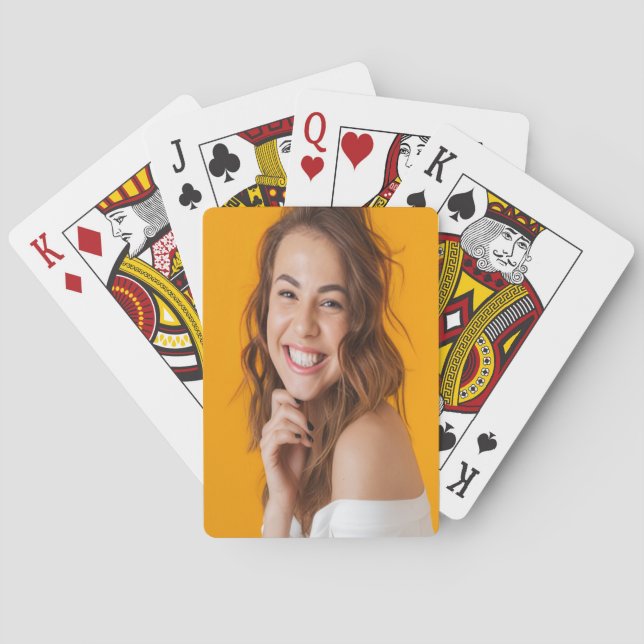 Custom Photo Poker Playing Cards (Back)