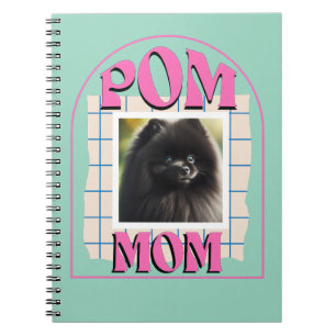 Custom Photo Pom Dog Mum Shirt Pomeranian Owner Notebook