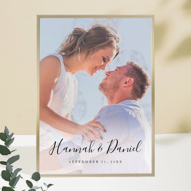 Custom Photo Poster with Whimsical Script  (Creator Uploaded)