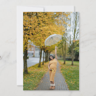 Custom Photo Pregnancy Announcements