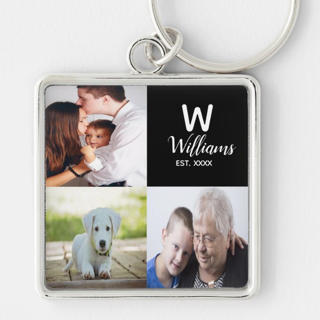 Custom Photo Premium Keychain (Front)