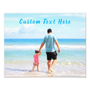 Custom Photo Print with Your Photos and Text