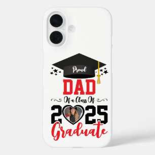 Custom Photo Proud Graduate Family 2025 Gifts iPhone 16 Case