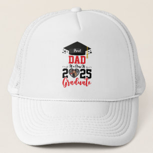 Custom Photo Proud Graduate Family 2025 Gifts Trucker Hat
