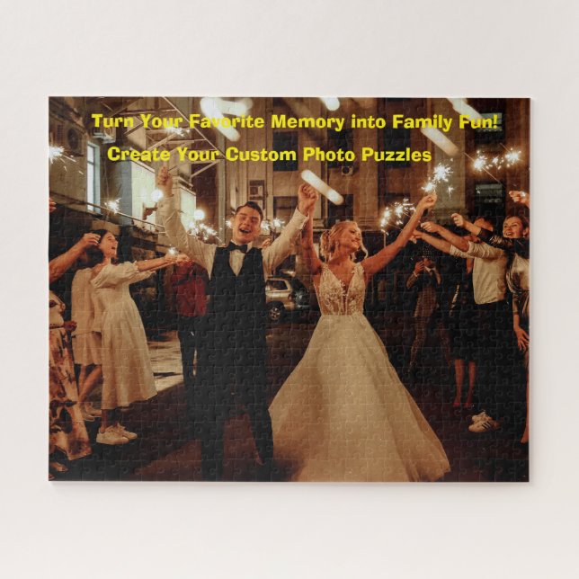 Custom Photo Puzzle - Personalised Jigsaw Gift  (Horizontal)