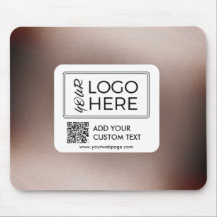 Custom Photo QR Code Business Logo Mouse Mat