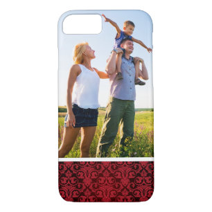 Custom Photo Red wallpaper 2 iPhone 8/7 Case