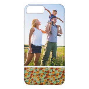 Custom Photo Retro geometric pattern 4 2 iPhone 8 Plus/7 Plus Case