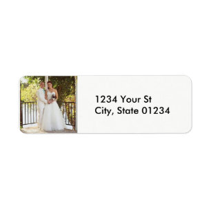 Custom Photo Return Address Labels