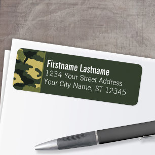 Custom Photo Return Address Labels