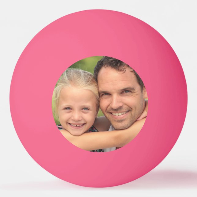 Custom photo Rosa Ping Pong Ball (Front)