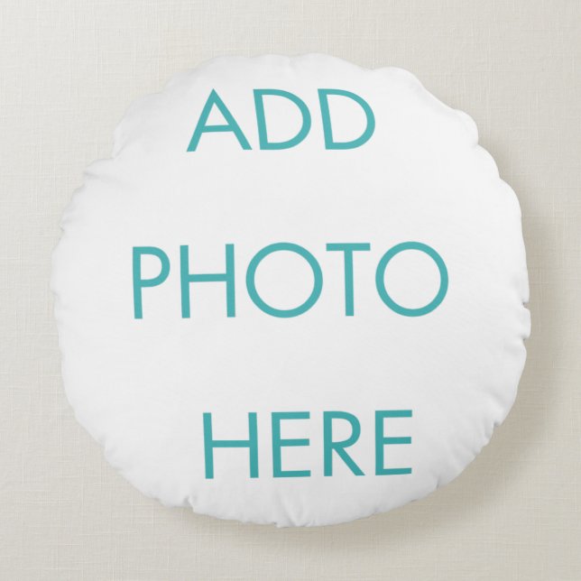 Custom Photo Round Cushion (Front)