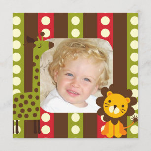 Custom Photo Safari Invitations