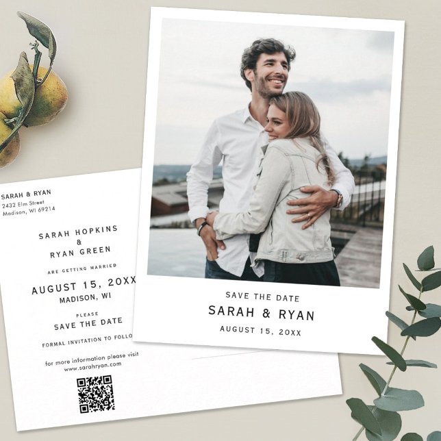 Custom Photo Save the Date Invite Postcard (Creator Uploaded)
