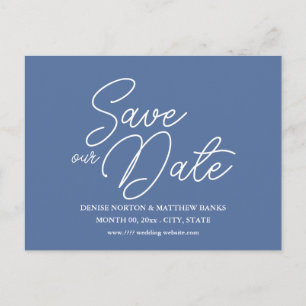 Custom Photo Save the Date Postcard