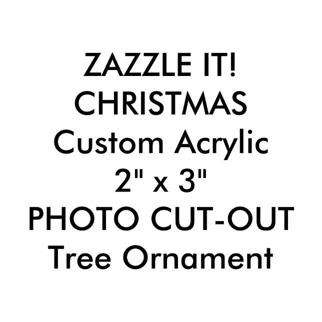 Custom Photo Sculpture Christmas Tree Ornament (Front)