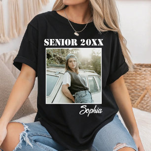 Custom Photo Senior 2026 Class of 2026 Graduation  T-Shirt