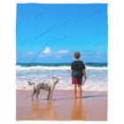 Custom Photo Sherpa Blanket with Your Own Design