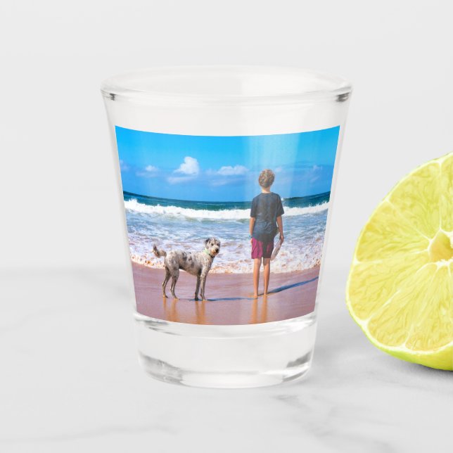 Custom Photo Shot Glass Gift Your Favourite Photos (Front)