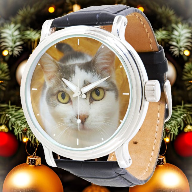 Custom Photo Simple Elegant Personalised Watch (Creator Uploaded)