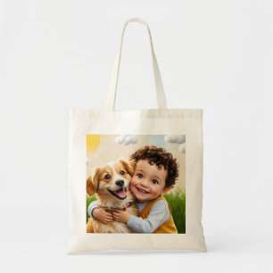 Custom Photo Simple Personalized Golfer Driver Tote Bag