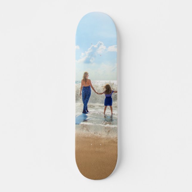 Custom Photo Skateboard Gift with Your Photos (Front)