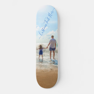 Custom Photo Skateboard Gift Your Photos and Text