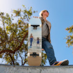 Custom Photo Skateboard with Your Photos Design<br><div class="desc">Custom Photo Skateboards - Unique Your Own Design - Personalised Family / Friends or Personal Skateboard Gift - Add Your Photo / or Text - Resize and move elements with Customisation tool ! Good Luck - Be Happy :)</div>