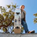 Custom Photo Skateboard Your Family Photo with Dad<br><div class="desc">Custom Photo - Unique Your Own Design -  Personalized Family / Friends or Personal Gift - Add Your Photo / Text - Resize and move elements with Customization tool ! Good Luck - Be Happy :)</div>