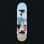 Custom Photo Skateboard Your Own Design - Best DAD<br><div class="desc">Custom Photo - Your Own Design - Special - Personalised Family / Friends or Personal Gift - Add Your Photo / Text - Resize and move or remove and add elements / image with customisation tool. Choose / add your favourite font / text colour ! You can transfer this design...</div>