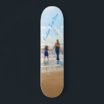 Custom Photo Skateboard Your Photos and Text<br><div class="desc">Custom Photo and Text Skateboards - Unique Your Own Design - Personalised Family / Friends or Personal Skateboard Gift - Add Your Text and Photo - Choose Your Text Font and Colours - Resize and move elements with Customisation tool ! Choose font / size / colour ! Good Luck -...</div>